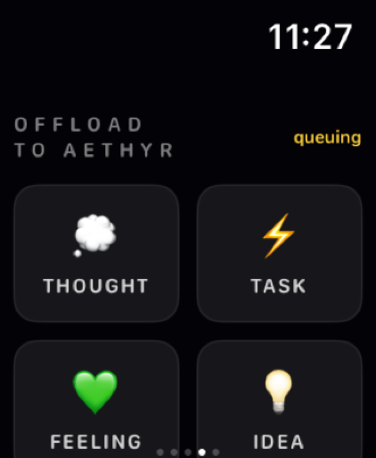 Offload to Aethyr on Apple Watch